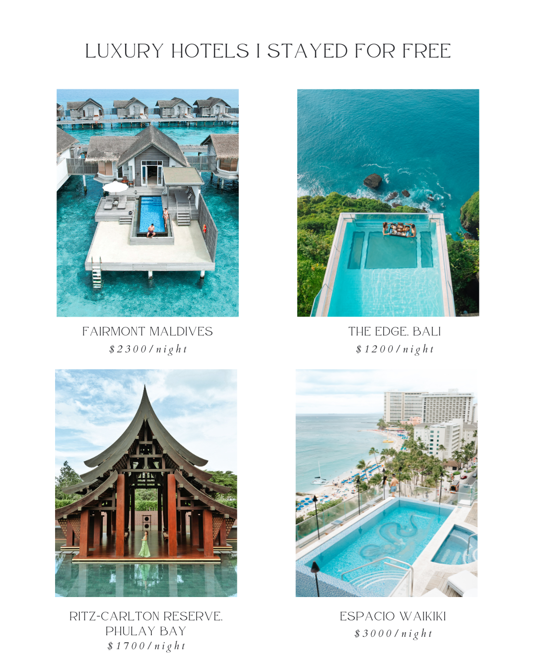 Hotel Collaboration Guide and Templates to Get Free Hotel Stays Tramnble